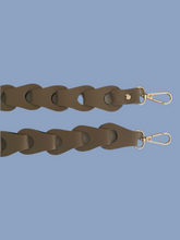 Afbeelding in Gallery-weergave laden, Lederen Bagstrap Big Taupe Mat