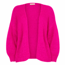 Load image into Gallery viewer, Beauregard Vest Grofgebreid Fuchsia