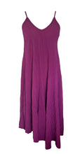 Afbeelding in Gallery-weergave laden, Jurk Maxi Shimmer & Shine Asymmetrisch Fuchsia