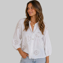 Afbeelding in Gallery-weergave laden, Blouse Blossom Wit