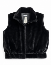 Afbeelding in Gallery-weergave laden, Bodywarmer Faux Fur Zwart