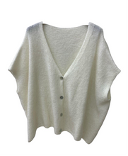 Load image into Gallery viewer, Oversized Vest Juul Mouwloos Ecru