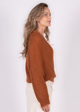 Afbeelding in Gallery-weergave laden, Cardigan Overslag Narvik Cinnamon