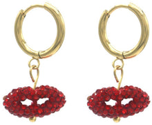Afbeelding in Gallery-weergave laden, Oorbellen Glamour Lips Rood