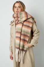 Load image into Gallery viewer, Yehwang Sjaal Striped Winter