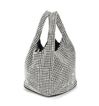 Afbeelding in Gallery-weergave laden, Kleine Glitter Gala Tas Zilver. Voeg een vleugje glamour toe aan elke avond met deze schitterende glitter gala tas in een elegante zilveren kleur.