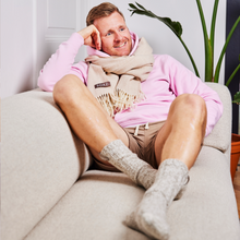 Load image into Gallery viewer, SOXS Uniseks Sjaal Offwhite Merino Wol