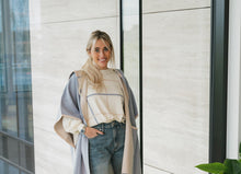 Afbeelding in Gallery-weergave laden, Trui Lena Blue-Beige