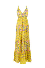 Afbeelding in Gallery-weergave laden, Place du Soleil Maxi Dress Yellow Flower