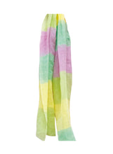 Afbeelding in Gallery-weergave laden, Multicolor Sjaal Eugenie Lemon Grass met item referentie 23.305.25 is een prachtige lange sjaal met afmeting 180cm x 70cm van de Moment Amsterdam Collectie. Sjaal in pasteltinten. Met deze multi kleuren sjaal kun jij elke outfit compleet maken.