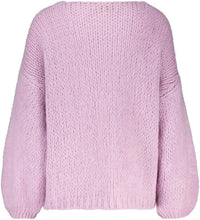 Afbeelding in Gallery-weergave laden, Paars Vest, een grof gebreid vest van Beauregard, Beau19067 (Lilla 3287. Vest is in de maat one size en is verkrijgbaar in verschillende kleuren: Marineblauw, Paars, Lila, Violet, Wit, Blauw, Geel, Groen, Fuchsia, Mintgroen, Lichtroze, Lichtblauw.