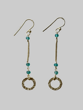 Afbeelding in Gallery-weergave laden, Oorbellen Edelsteen Amelie Green Onyx