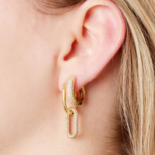 Afbeelding in Gallery-weergave laden, Oorbellen Round met Zirkonia