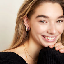Afbeelding in Gallery-weergave laden, Oorbellen Round met Zirkonia