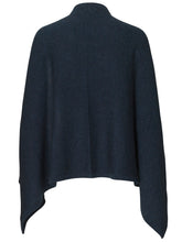 Afbeelding in Gallery-weergave laden, Rosemunde Poncho Cashmere Dark Navy Melange