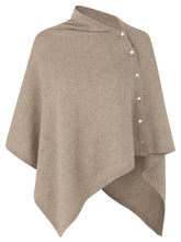 Load image into Gallery viewer, Rosemunde Poncho Cashmere Atmosphere Melange