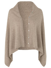 Load image into Gallery viewer, Rosemunde Poncho Cashmere Atmosphere Melange