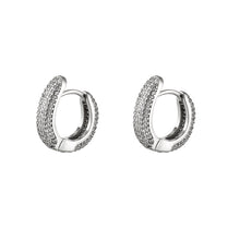 Afbeelding in Gallery-weergave laden, Oorbellen Round met Zirkonia