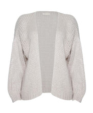 Afbeelding in Gallery-weergave laden, Violet vest grof gebreid vest van Beauregard, Beau19067 in de kleur paars (Purple 5721). Vest is in de maat one size en is verkrijgbaar in verschillende kleuren: Marineblauw, Paars, Violet.