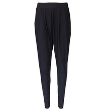 Afbeelding in Gallery-weergave laden, Zwarte Travelbroek Bandplooi met elastische band