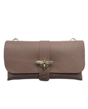 Afbeelding in Gallery-weergave laden, Lederen Tas Clutch Bee Oudroze