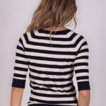 Load image into Gallery viewer, Pullover Moscow Stripe Navy-Pale
