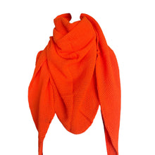 Load image into Gallery viewer, Sjaal Triangle Fluo Oranje
