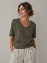 Afbeelding in Gallery-weergave laden, Beauregard Cotton Pullover Dark Kaki
