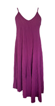 Afbeelding in Gallery-weergave laden, Jurk Maxi Shimmer &amp; Shine Asymmetrisch Fuchsia
