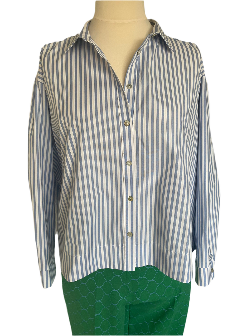 Dame Blanche Blouse Food A91 Tropez Lightblue