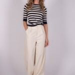 Load image into Gallery viewer, Pullover Moscow Stripe Navy-Pale
