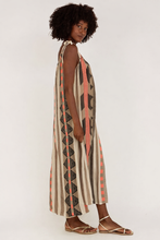 Afbeelding in Gallery-weergave laden, Jurk Maxidress Aztec Taupe/Roze
