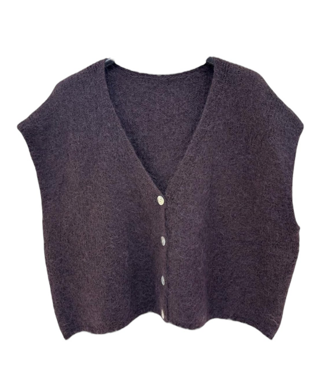 Oversized Vest Juul Mouwloos Zwart