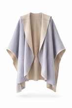 Afbeelding in Gallery-weergave laden, Poncho Laura Blue-Beige
