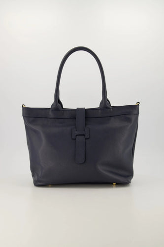 Lederen Tas Hanna Blauw