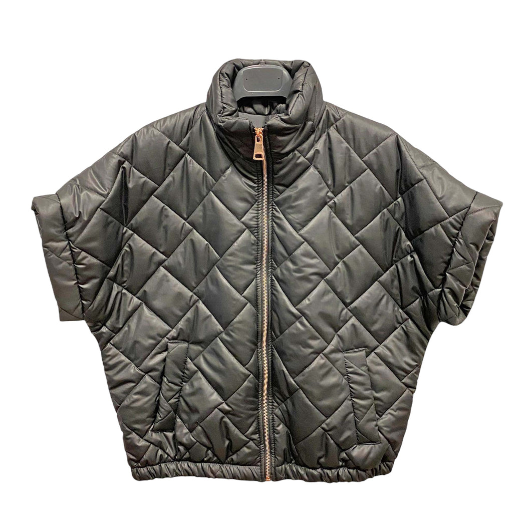 Zwarte bodywarmer, kort model