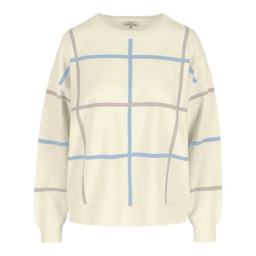 Beige Trui Lena van Cycleur de Luxe biedt zowel stijl als sportiviteit. Deze trui heeft beige als basiskleur met boeiende kleurblokstrepen en is gemaakt van een luxe mix. Verbeter jouw stijl met onze CYCLEUR de LUXE LENA gebreide trui. Het is de perfecte aanvulling op jouw garderobe en is perfect te combineren met de prachtige poncho.