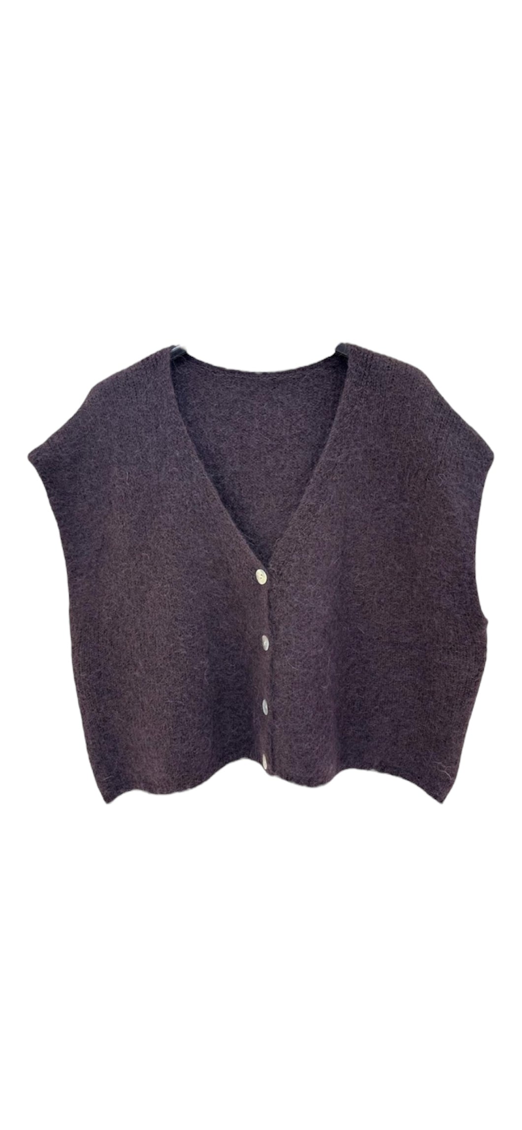 Oversized Vest Juul Mouwloos Zwart
