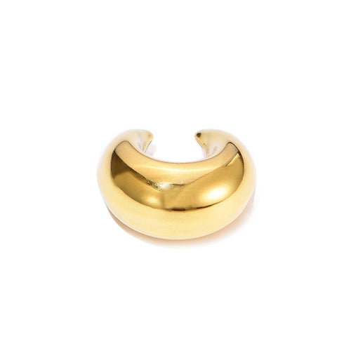 Earcuff Tess Goud is een stijlvol oorsieraad, een earcuff die je eenvoudig om je oor klemt, geen gaatjes nodig! Perfect om je earparty compleet te maken.
