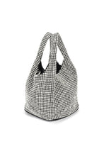 Load image into Gallery viewer, Kleine Glitter Gala Tas Zilver. Voeg een vleugje glamour toe aan elke avond met deze schitterende glitter gala tas in een elegante zilveren kleur.

