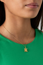 Afbeelding in Gallery-weergave laden, Ketting Turtle is een verfijnde goudkleurige basis ketting met een schildpad hanger. Leuk om deze ketting met andere kettingen te combineren.
