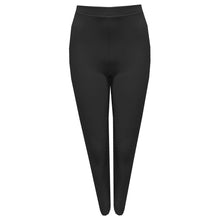Load image into Gallery viewer, Zwarte Legging High Waste van Vegan Leather, PU
