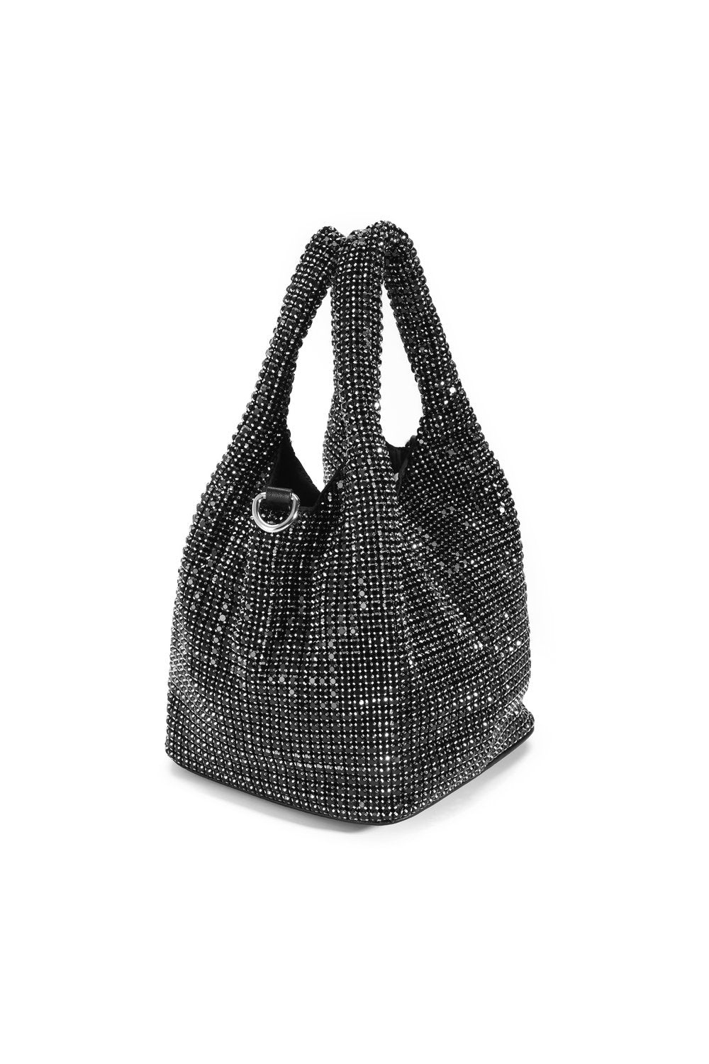 Kleine Glitter Gala Tas Zwart. Voeg een vleugje glamour toe aan elke avond met deze schitterende glitter gala tas in een elegante zwarte kleur.