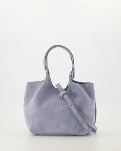 Tas Baby Lou is een praktische en elegante handtas met magneetsluiting. Tas heeft een afneembaar en verstelbaar hengsel, waardoor deze tas zowel als handtas als crossbody gedragen kan worden. Deze tas is vervaardigd van hoogwaardig leer en is ideaal voor dagelijks gebruik.

Tas Baby Lou is verkrijgbaar in verschillende kleuren: Ecru, Geel, Lila, Jeansblauw suède, Luipaard suède. Afmeting : 16cm x 17cm x 10cm
