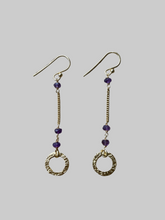 Afbeelding in Gallery-weergave laden, Oorbellen Edelsteen Amelie Amethyst
