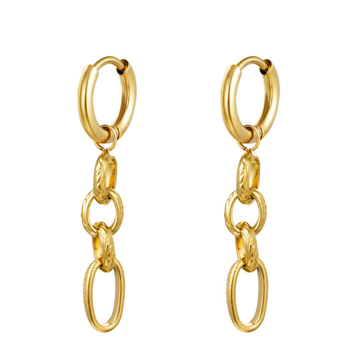 Oorbellen Chains Gold