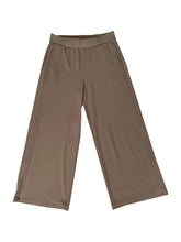 Afbeelding in Gallery-weergave laden, Broek Culotte Jeans Zand met elastische band
