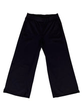 Afbeelding in Gallery-weergave laden, Broek Culotte Jeans Zwart met elastische band

