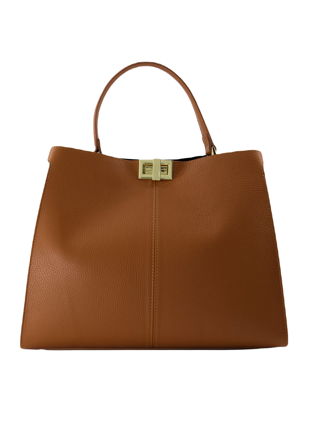 Cognac Tas Noelle Classic Grain is een stijlvolle vrouwelijke lederen handtas. De leren handtas wordt geleverd met een lang verstelbaar hengsel en heeft een zijvakje aan de binnenkant. Tas Noelle wordt gesloten met een luxe sluiting en is verkrijgbaar in verschillende kleuren: Cognac (T01), Donkerbruin (D23) en Taupe (D05).