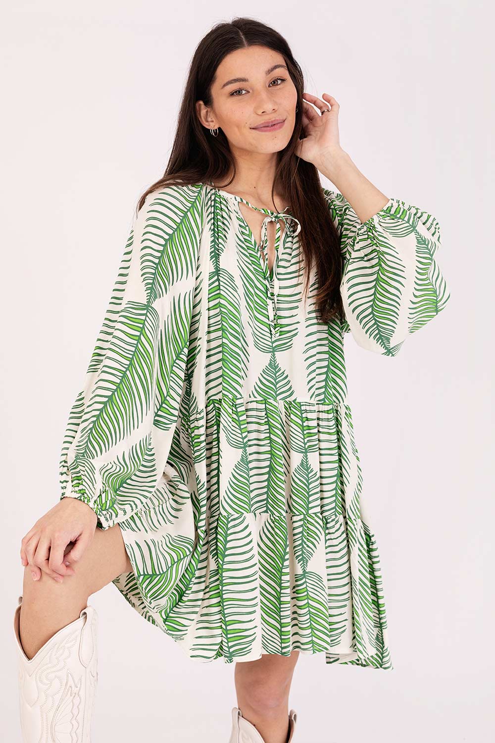 Groen witte Tuniek Leafs van Palme